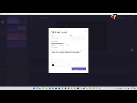 Tekst-naar-spraak-video’s maken met Clipchamp