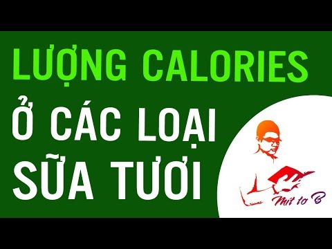 Lượng Calories (kcal) trong các loại Sữa Tươi Quen thuộc