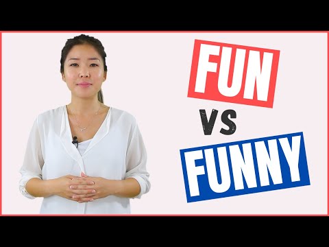 FUN vs FUNNY Difference, Meaning, Example Sentences | Learn English Vocabulary