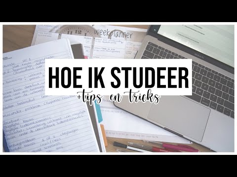 HOE IK STUDEER + Tips & Tricks | In Quarantaine | Bernette Cornelia