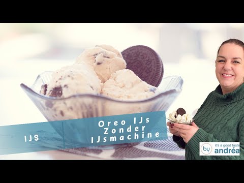 Oreo IJs Maken zonder IJsmachine