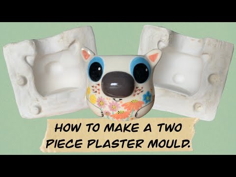 DIY: How to make a Two Piece Plaster Mould for Pottery at Home