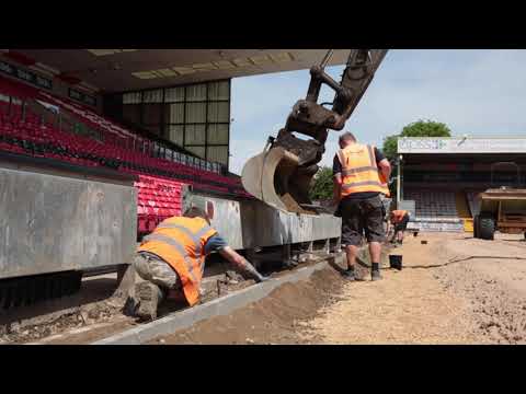 Lincoln City Football Club Pitch Construction