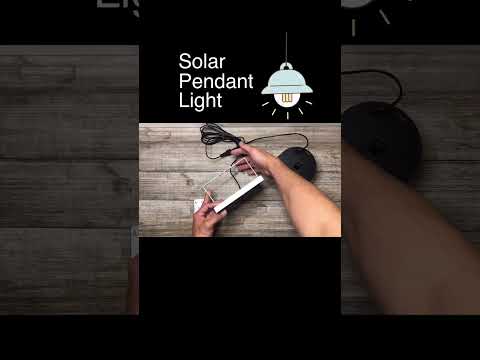 💡Portable Solar Lights Indoor Outdoor | Installation