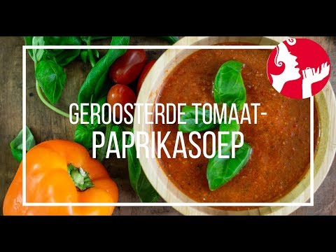 Geroosterde tomaat-paprikasoep | OhMyFoodness