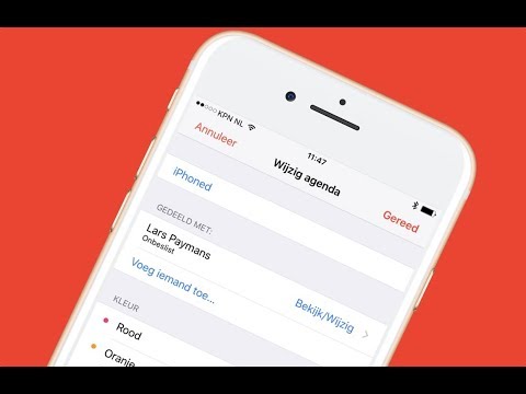 Tip: Je iPhone-agenda in 6 stappen delen met anderen