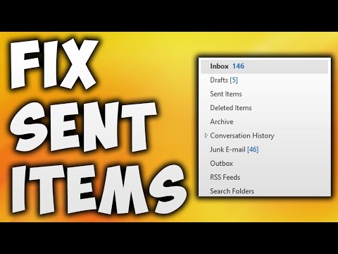 How to Fix Microsoft Outlook Sent Items Missing - Sent Items Option Not Showing in Outlook