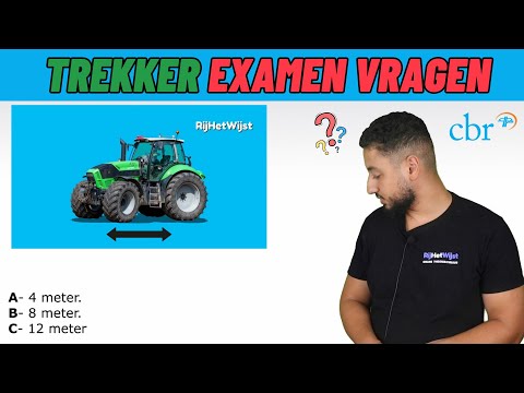 3 CBR Trekker theorie examen vragen! 🚜 (Rijbewijs T)