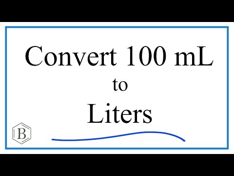 Convert 100mL to L  (100 milliliters to Liters)