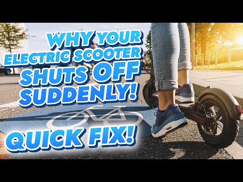 Why Your E Scooter Shuts off Suddenly and What To Do About it!