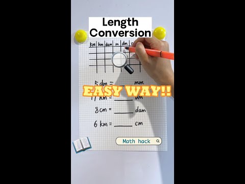 Converting Units of Length | cm, dm, m, hm and km #mathhelp