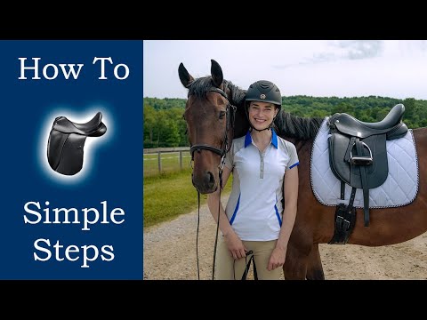 How To Saddle A Horse English