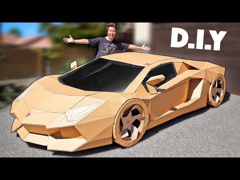 D.I.Y CARDBOARD LAMBORGHINI