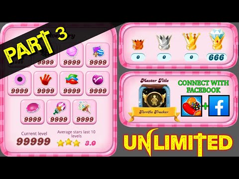 Unlimited Boosters and Unlocking All Levels in Candy Crush Saga |  Connect with Facebook