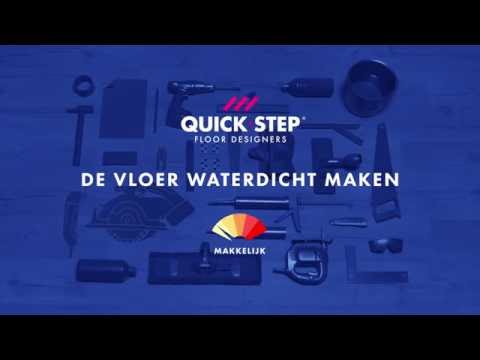 Een laminaatvloer helemaal waterdicht maken | Quick-Step-tutorial