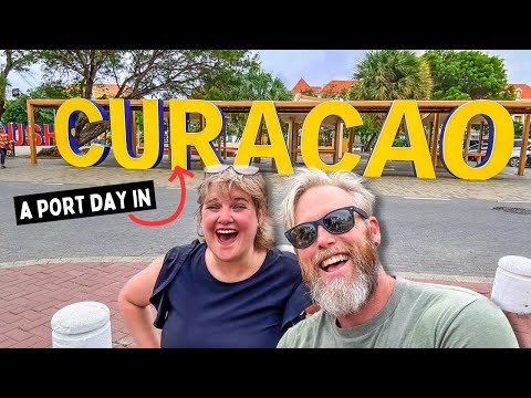 Exploring the BEAUTIFUL Port of Curacao!!  ABC Islands Cruise