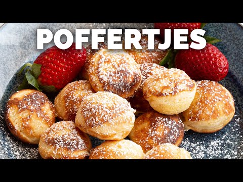 Simple Poffertjes - Dutch Mini Pancakes [7 Ingredients!]