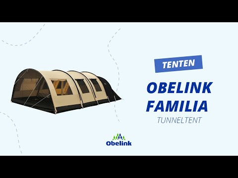 Pitching instruction Obelink Familia 4 & 6 tunnel tents