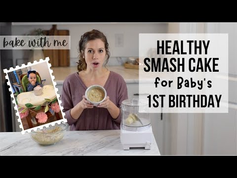 No Sugar Smash Cake | Healthy First Birthday Cake