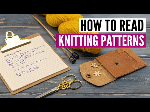 How to read knitting patterns and follow written instructions [for beginners]