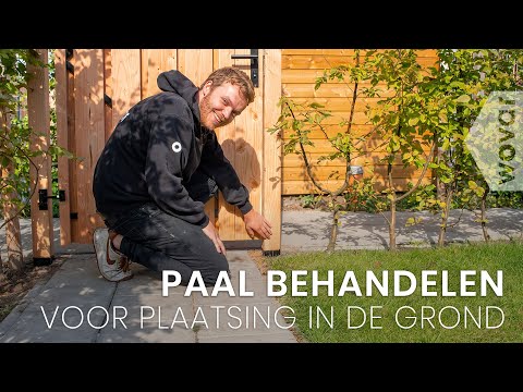 Houten paal in grond beschermen | Palen in de grond