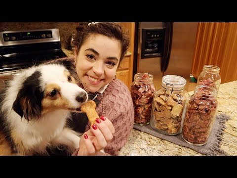 Making homemade dog treats two way! They Cannot Get Enough!