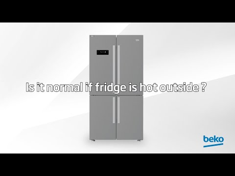 Is it normal if fridge is hot outside? | by Beko
