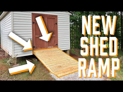 DIY Shed Ramp