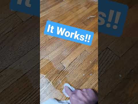 Great way to remove Paint from your wood floor!