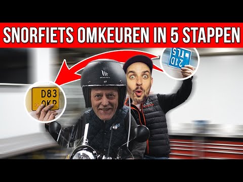 SNORFIETS OMKEUREN NAAR BROMFIETS IN 5 STAPPEN