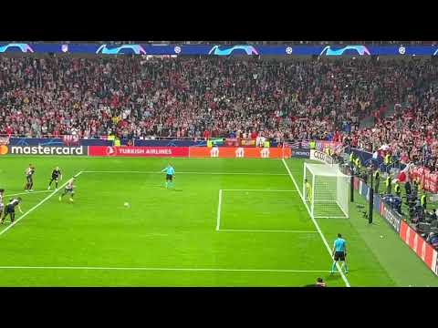 Atletico Madrid vs Bayer Leverkusen (penalty and a memorable scene) (UEFA Champions League)