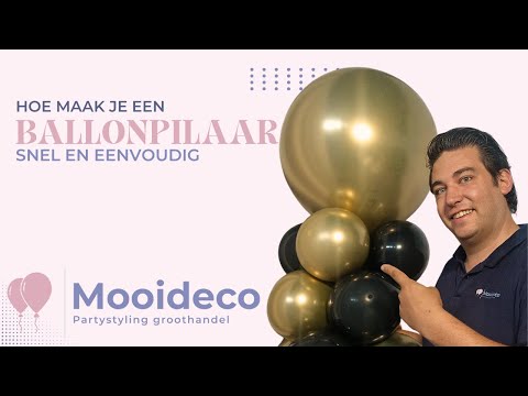 Hoe maak je een standaard Ballonnenpilaar