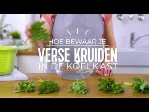 Hoe bewaar je verse kruiden in de koelkast? | Als een echte chef