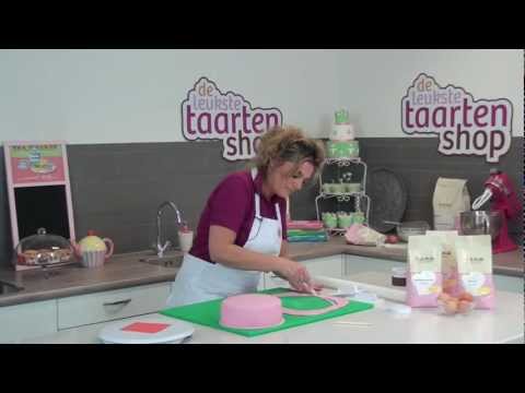 Taart maken en decoreren 3 -- Taart bekleden met marsepein of fondant