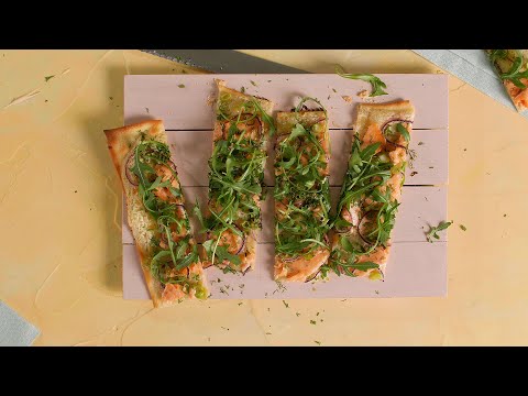 Flamkuchen met zalm | Gangmakers | Coop