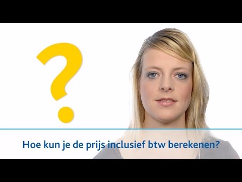 Hoe kun je de prijs inclusief BTW berekenen?