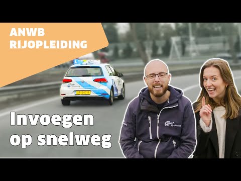 Invoegen op de snelweg met de auto: tips | ANWB Rijopleiding