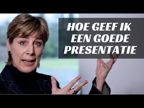 Hoe geef ik een goede presentatie of spreekbeurt?