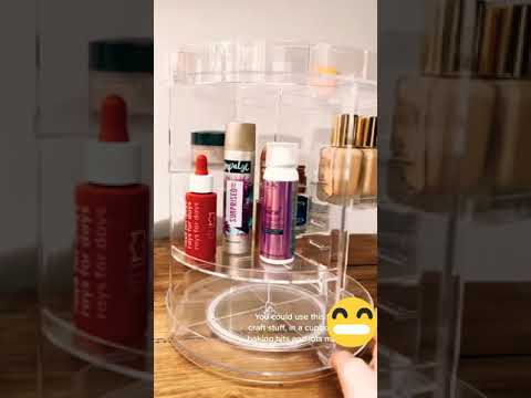 Round Spinning Beauty Storage From Primark £12/Beauty Storage Hack/ASMR/Primark Beauty