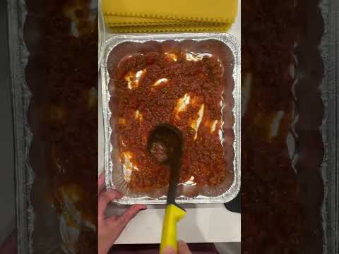 Classic Lasagna - how to freeze, cook and reheat leftovers