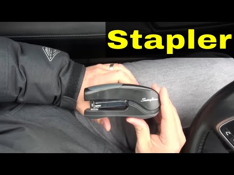 How To Refill A Stapler-Tutorial For Putting More Staples In