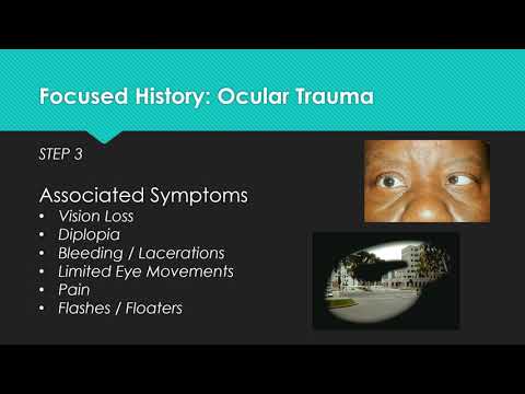 Assessing Eye Trauma