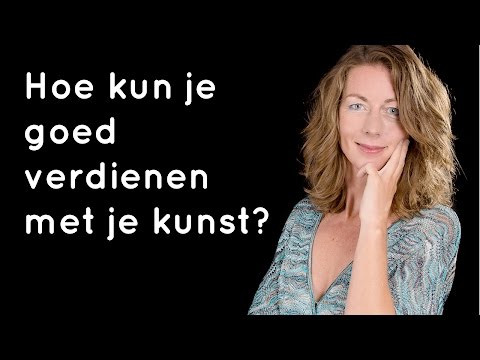 Hoe kun je goed verdienen met je kunst? Expert Talk van Veronique Asselman