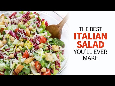 Italian Salad Recipe (Quick & Easy!)