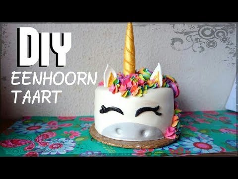 Hoe maak je een EENHOORN taart?| Craftmama Bakt