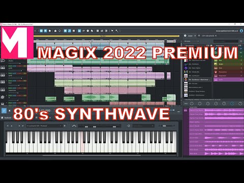 Magix Music Maker 2022 Premium - 80's Synthwave