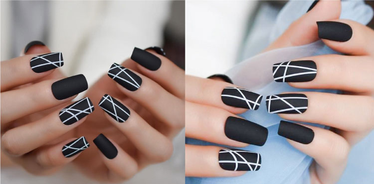 Top 20+ Mẫu Nail Kẻ Sọc Đẹp Đầy Cá Tính Chị E Nên Thử Ngay