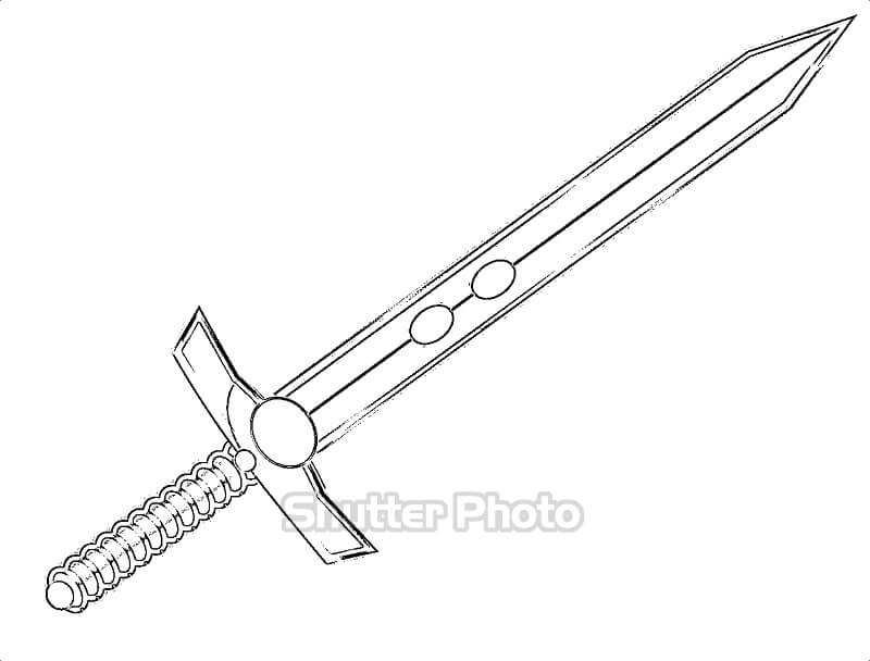 105+ Tranh Tô Màu Thanh Kiếm Đep Nhất Dễ Tải Dễ In Update 2023
