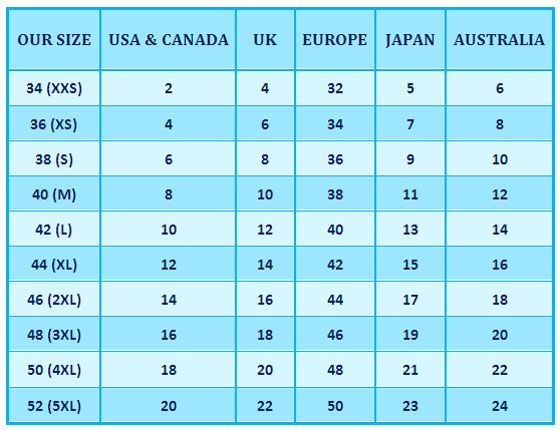 International Clothing Sizes Conversion Chart For Women | Clothing Size  Chart, How To Memorize Things, Size Chart