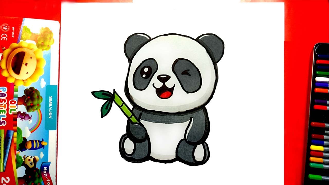 How to draw a cute panda - How to draw a cute panda - YouTube How To Draw A Cute Panda - How To Draw A Cute Panda - Youtube